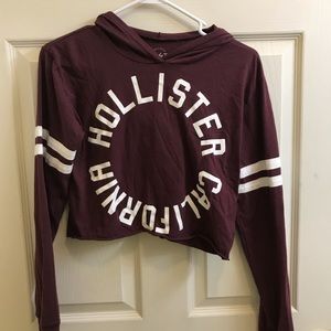 Hollister xs cropped long sleeve